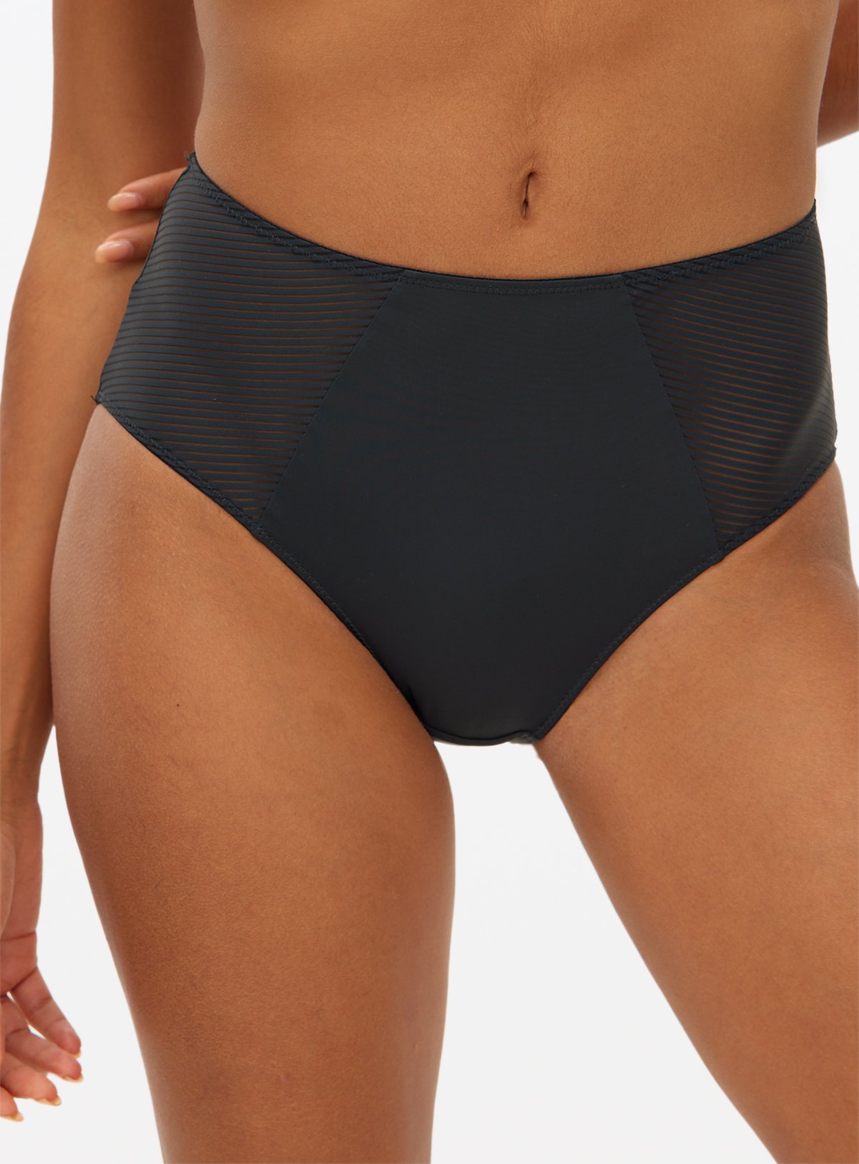 Mesh Stripe Full Knickers 3 Pack 18 - Image 2 thumbnail